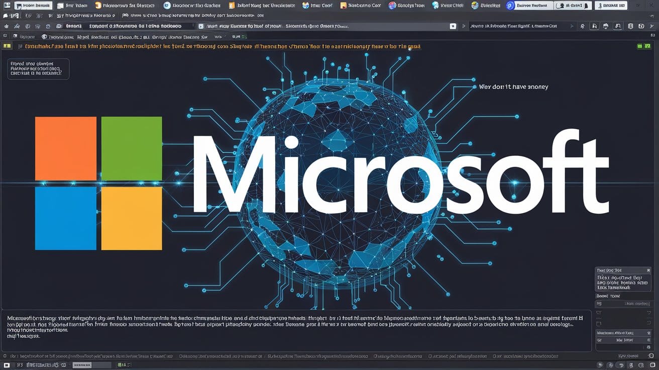 A leaked document with the Microsoft logo with "Microsoft Strengthens Ties with Israeli Military for AI Support in Gaza"