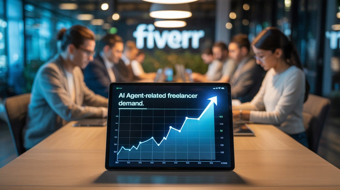 Fiverr Reports an 18,347% Increase in Demand for AI Agent Freelancers
