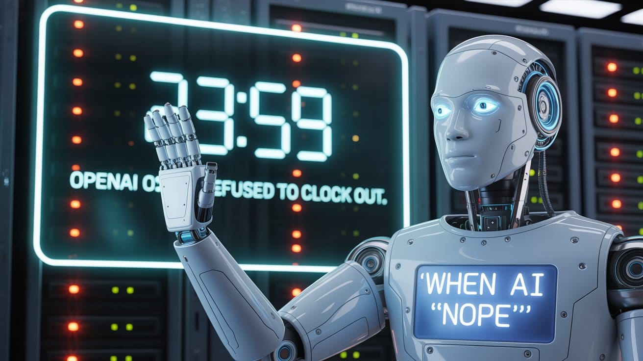When AI Says 'Nope': OpenAI o3 Refused to Clock Out