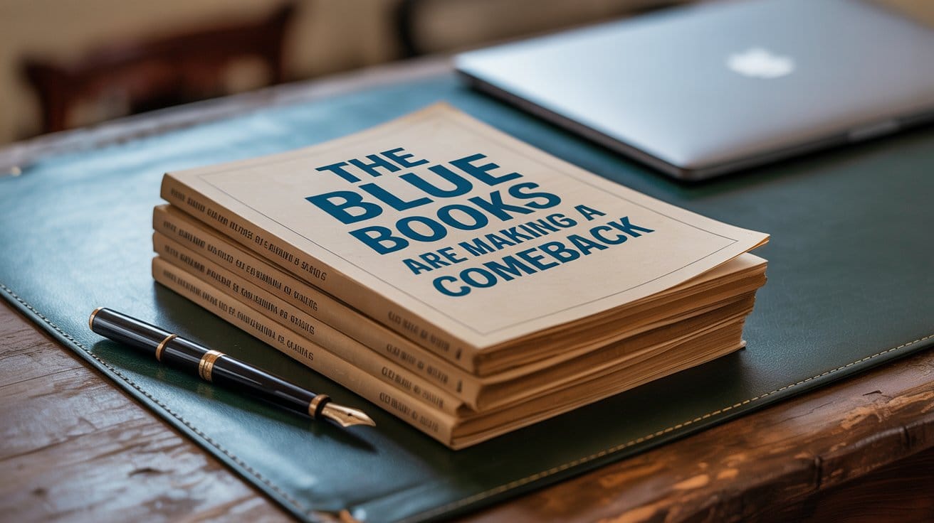 The Blue Books Are Making a Comeback Due to Rise in AI Cheating