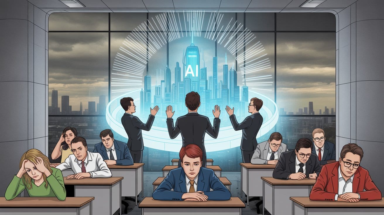 The Great AI Disconnect: Executives Dream Big, Employees Roll Their Eyes