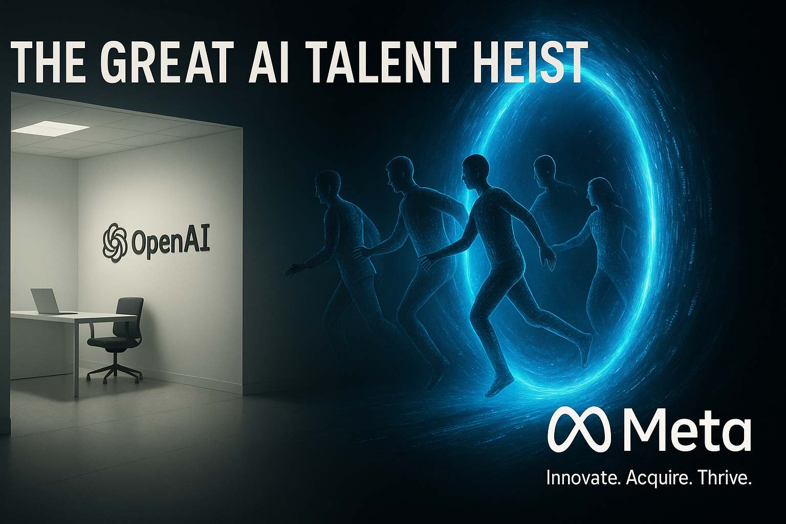 The Great AI Talent Heist: Meta Poaches, OpenAI Pauses