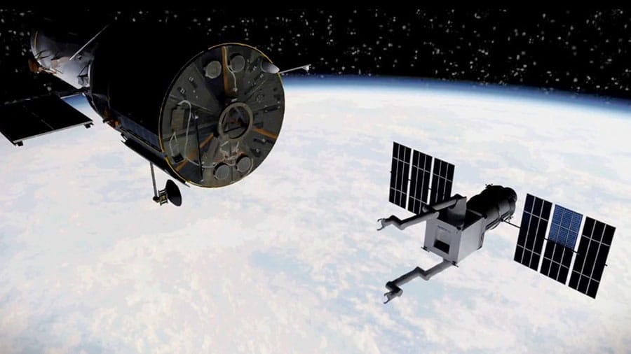 🤖 Touching Satellites