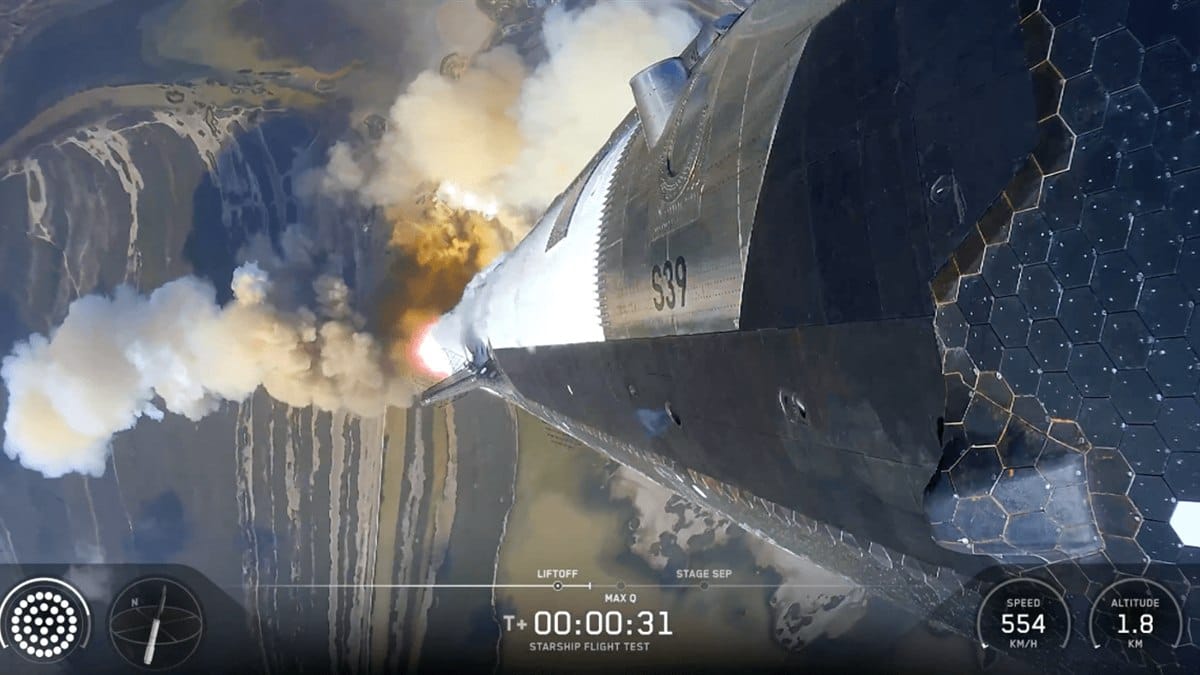 SpaceX Starship V3 flight and booster failure