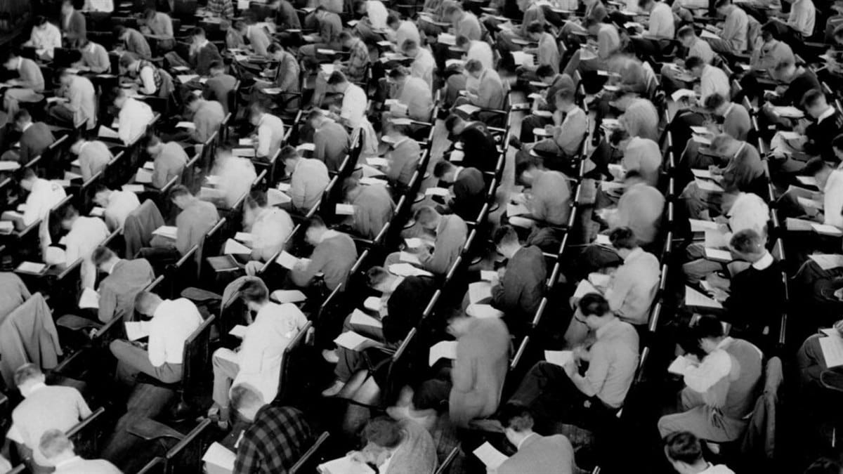 Historical Princeton exam hall