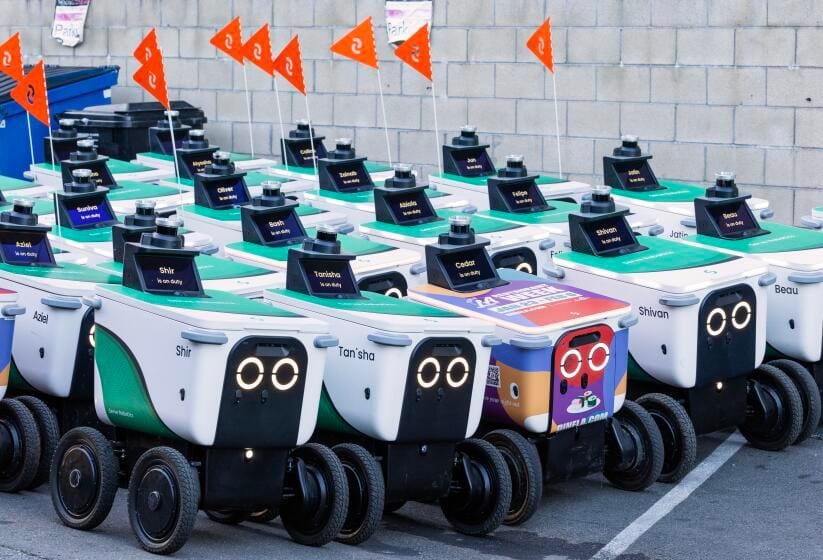 🤖 Sidewalk Robots Crowd Los Angeles