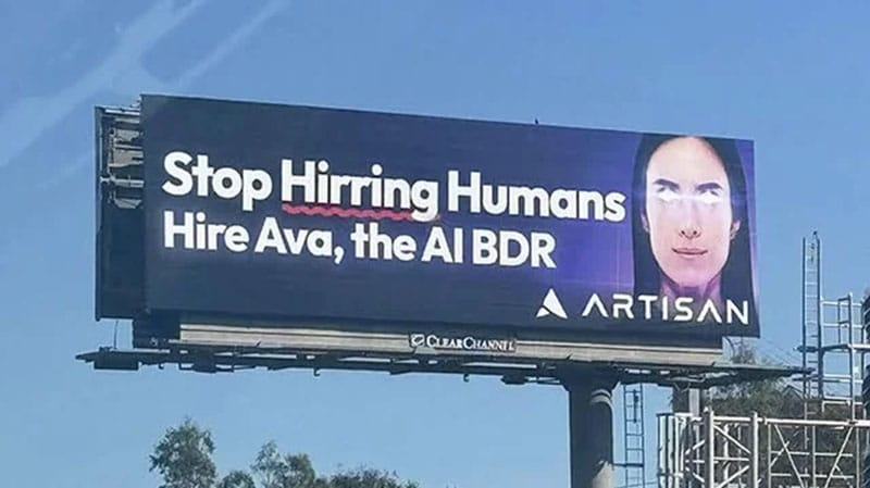 🎯 Stop Hiring Humans Billboards