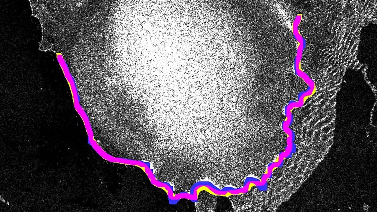 AI glacier tracking satellite imagery