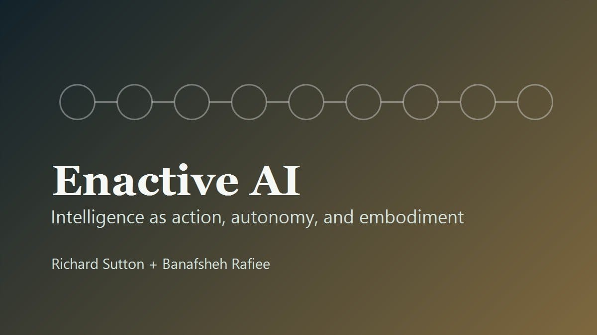 Enactive AI paper