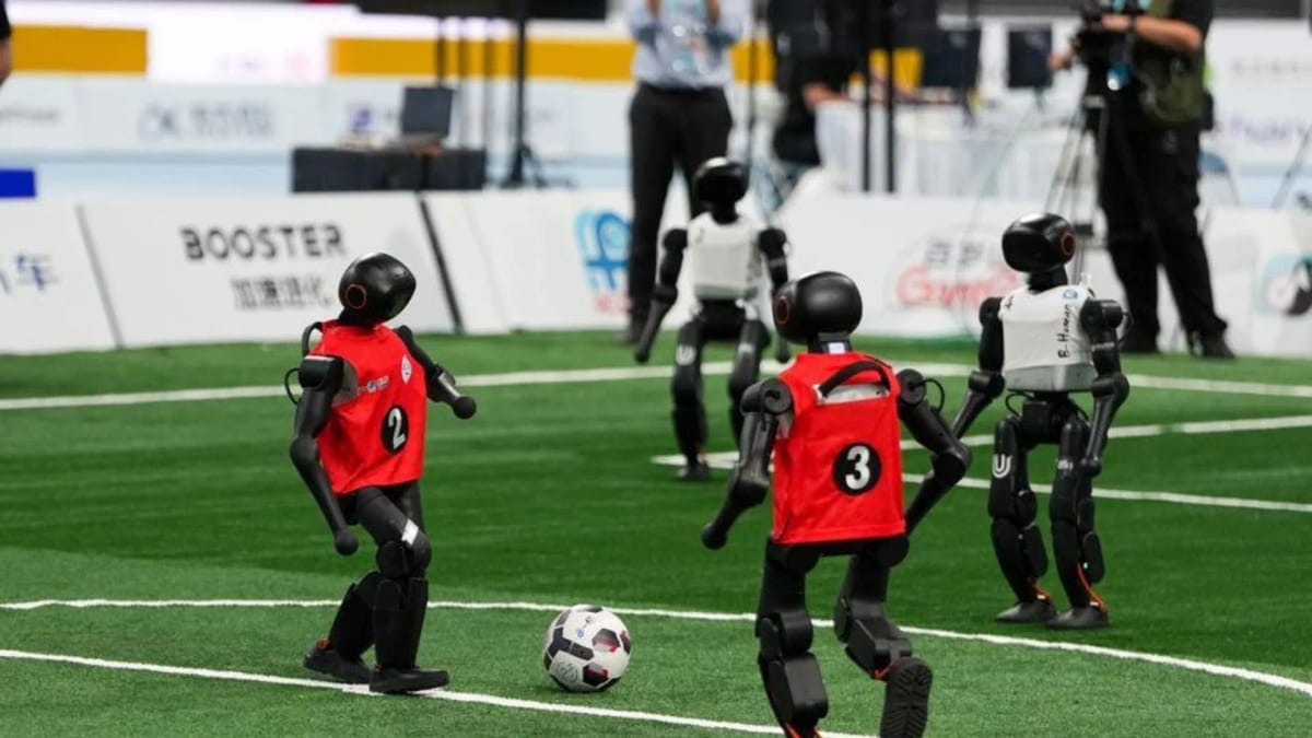 Soccer Exposes Robot Bodies