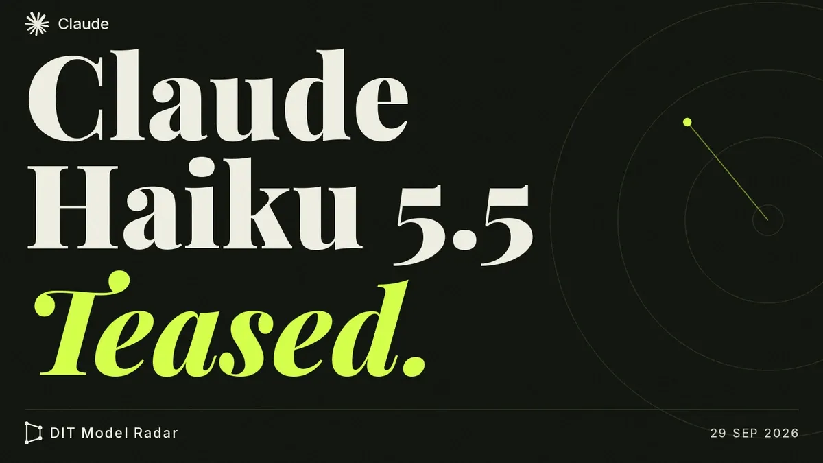 🔥Claude Haiku 5.5 Teased for Coming Weeks