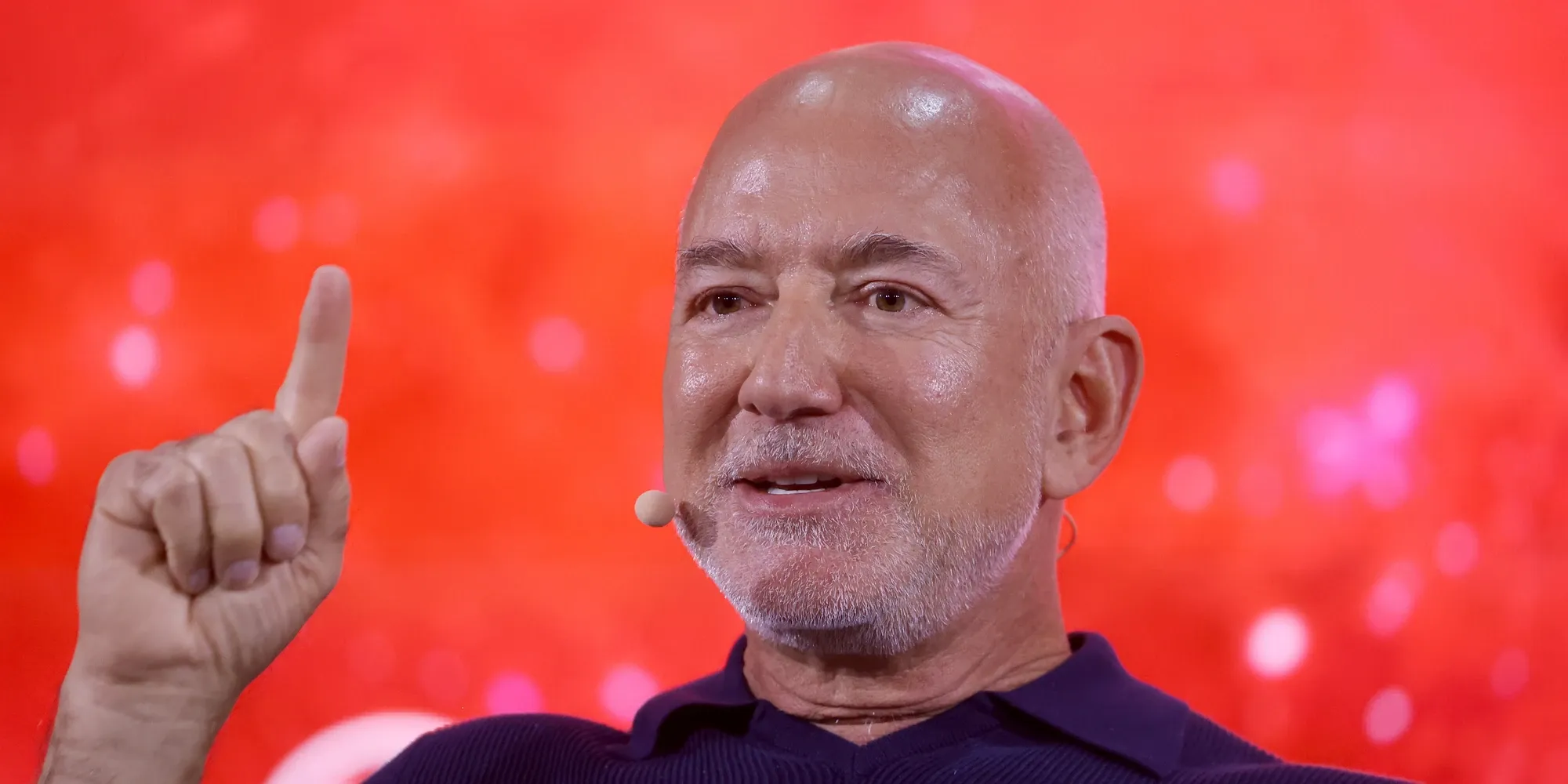 Jeff Bezos speaking at VivaTech in Paris, June 2026
