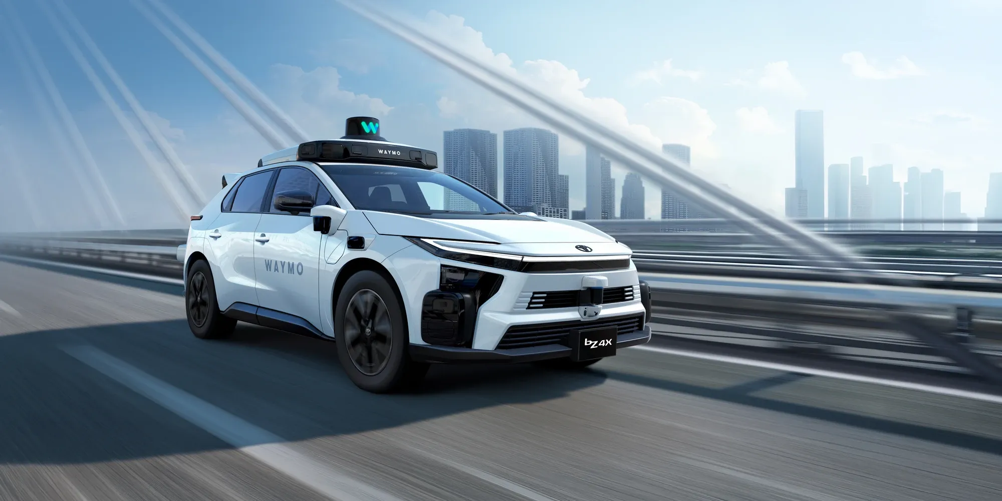 Waymo's autonomous Toyota bZ4X robotaxi