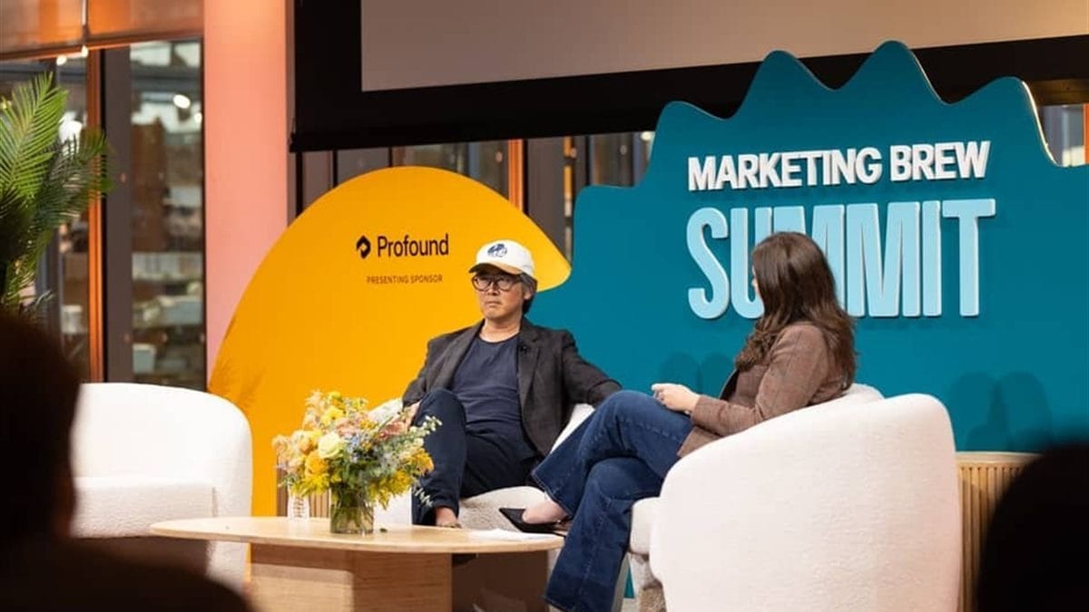 A brand strategy discussion at the Marketing Brew Summit
