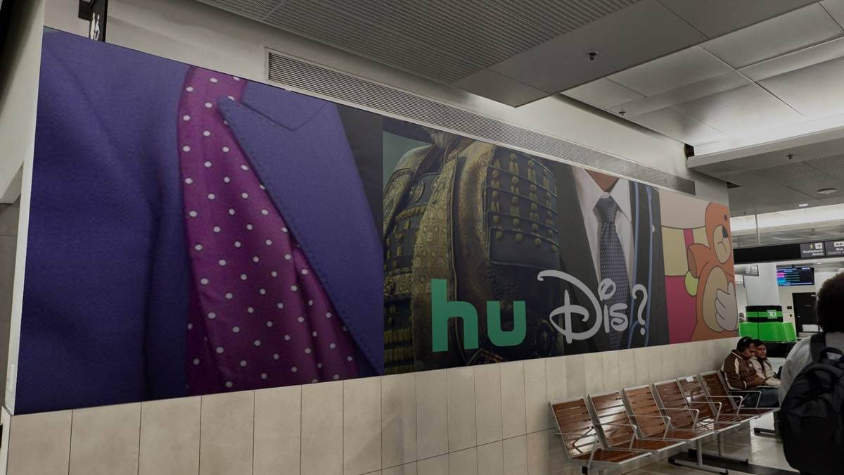 Disney+ Canada's Hu Dis outdoor campaign
