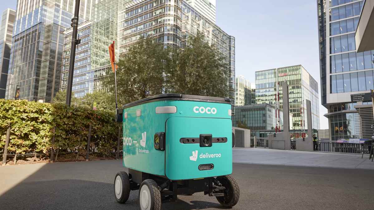 Takeaway Delivery Rolls Onto Britain's Sidewalks